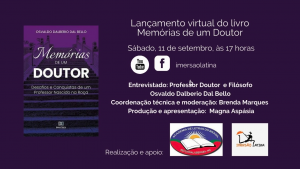 Filósofo Osvaldo Dalberio Dal Bello lança o livro ‘Memórias de um Doutor: Desafios e conquistas de um professor nascido na roça”