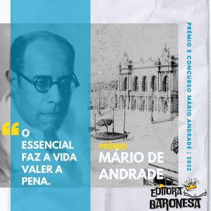 Editora Baronesa lança o Prêmio e Concurso Poético Mário de Andrade 2022