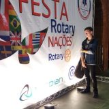 A 2ª Festa Rotary das Nações, contou com a participação do jovem violinista Diego Maluffe