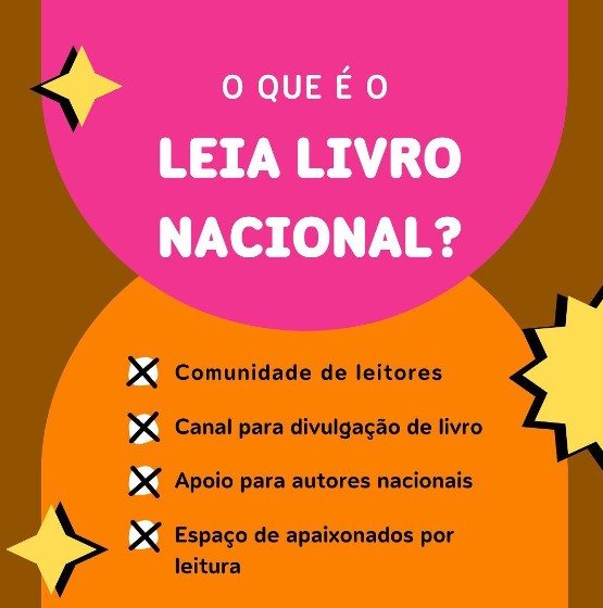 Imagem que explica o que é o Leia Livro Nacional.