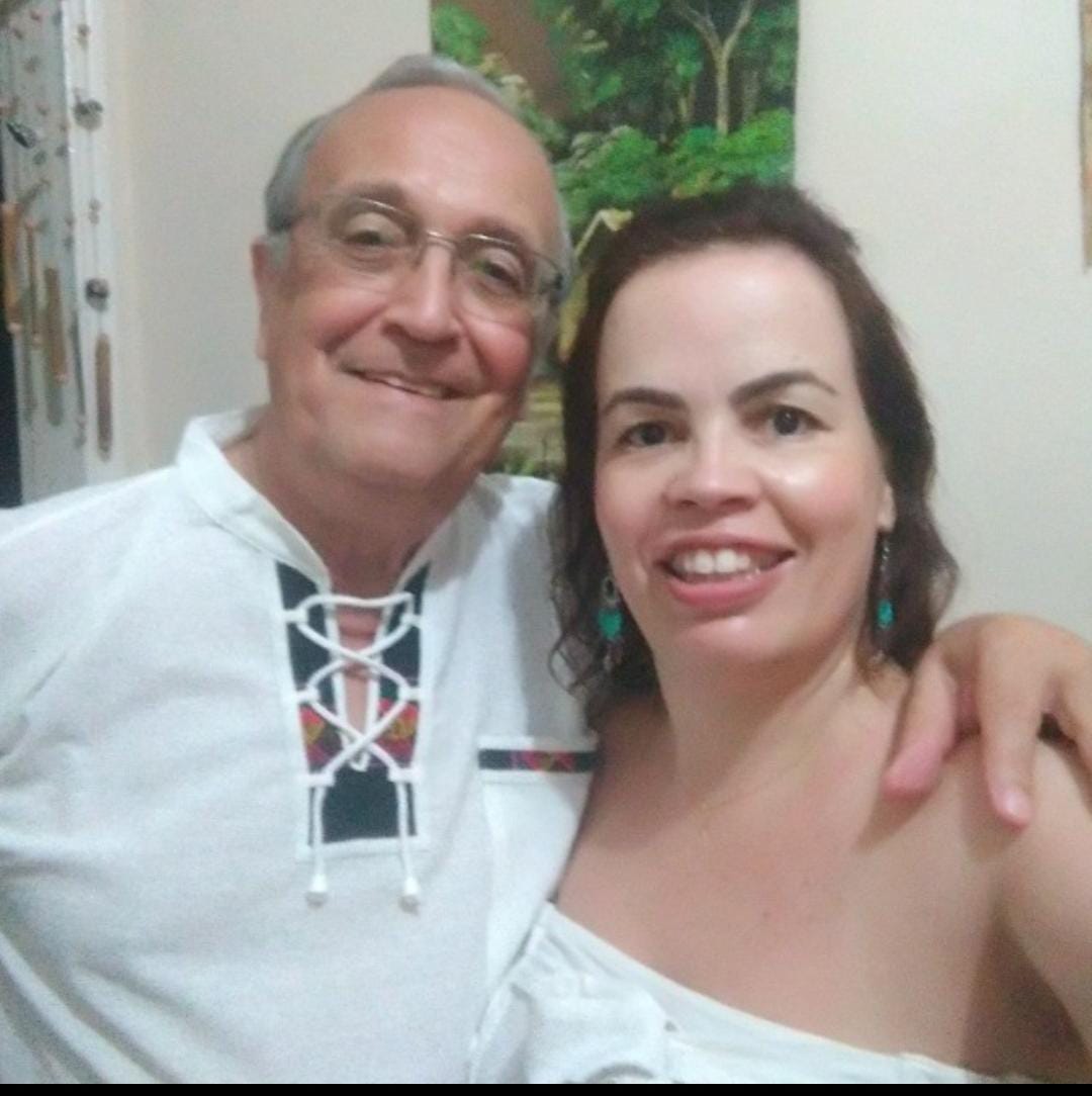 Helio Rubens e a esposa, Ana Elisa