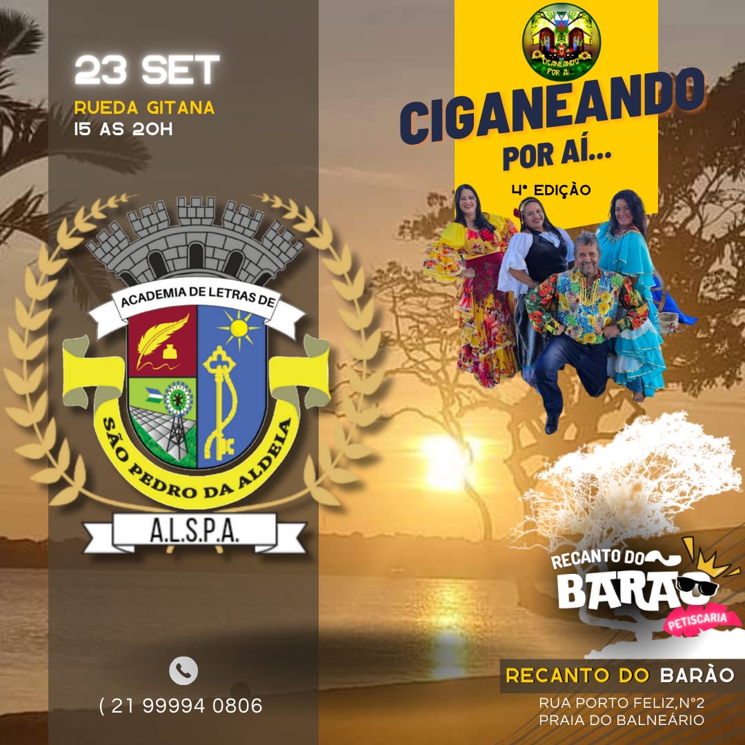 Banner de divulgação Ciganeando Por Aí