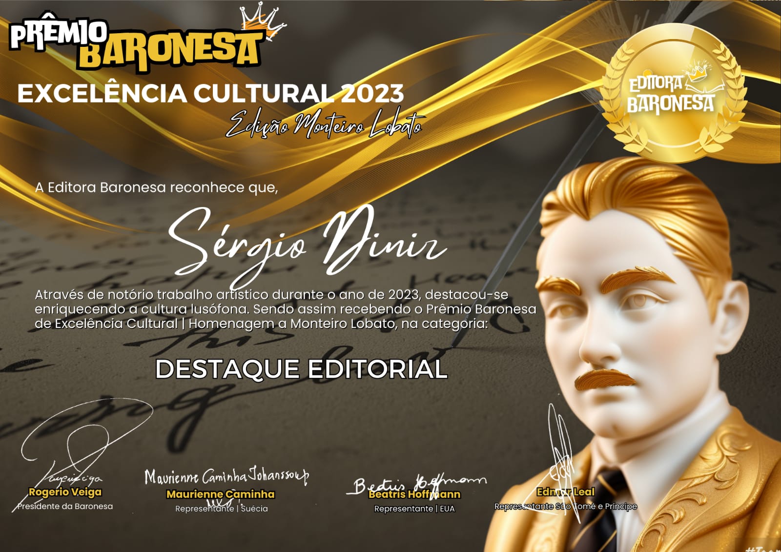 Prêmio Baronesa Excelência Cultural 2023
