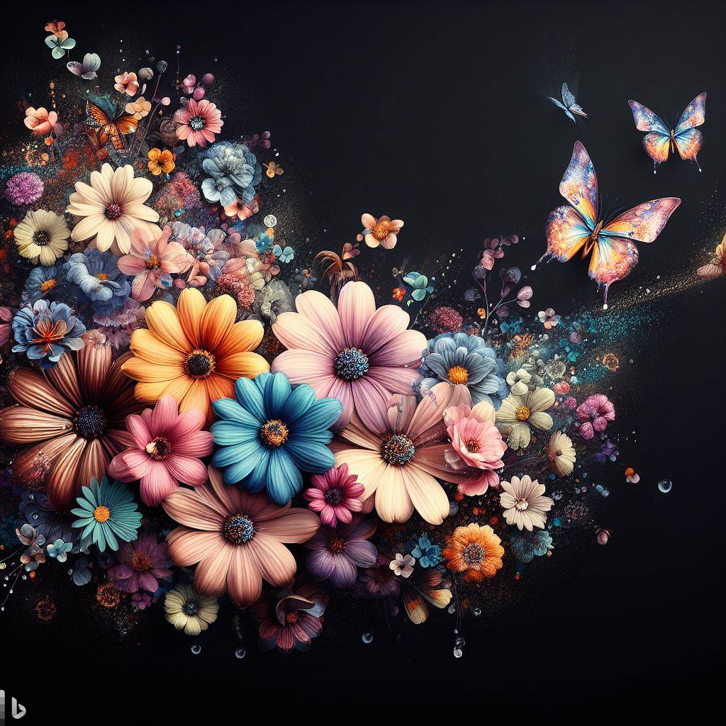 Como as flores do jardim