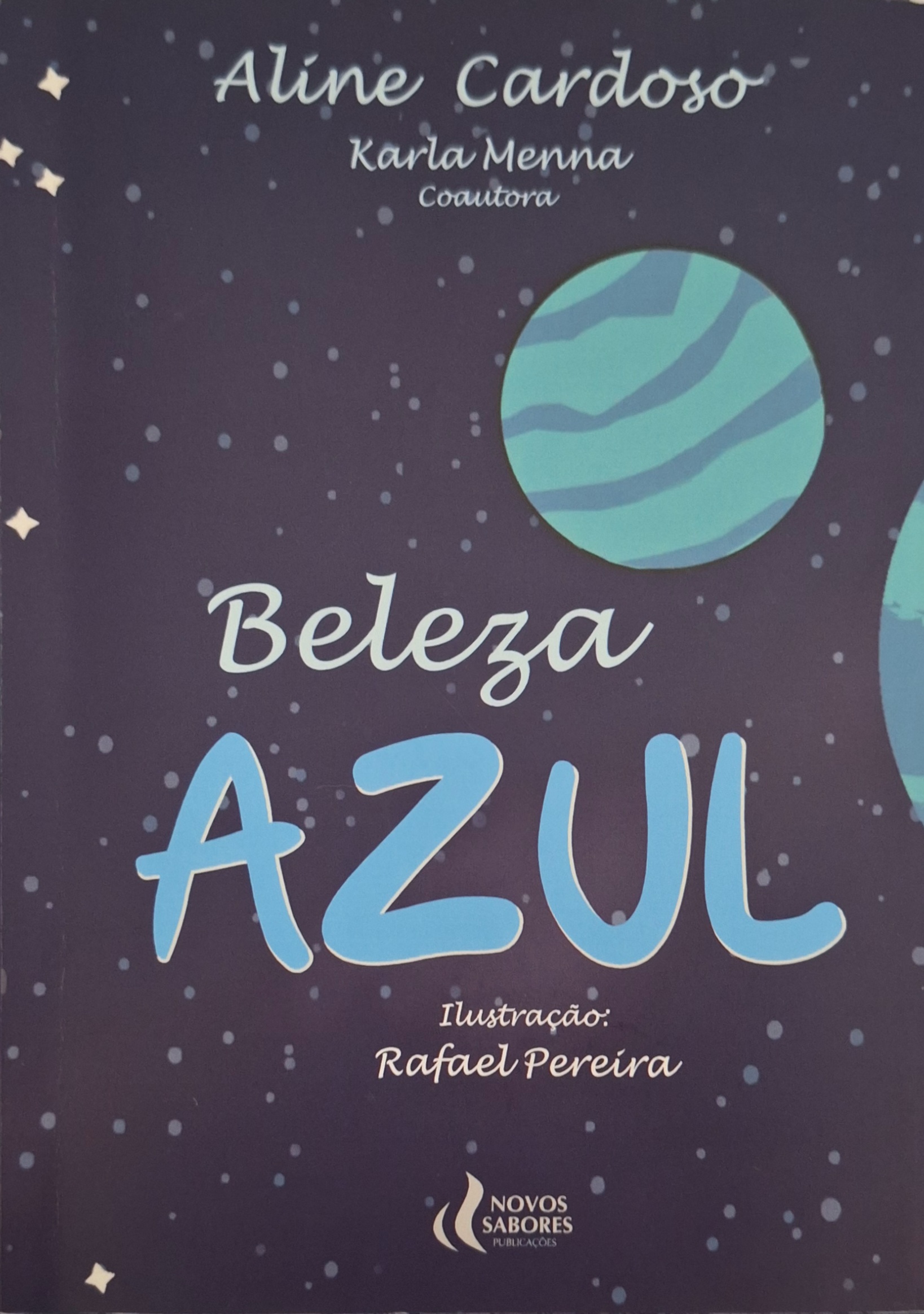Capa do livro 'Beleza Azul', de Aline Cardoso e Carla Menna - Editora Novos Sabores